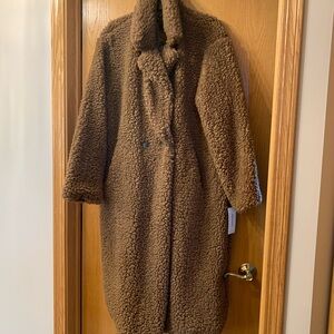 Bernardo Brown Teddy Coat